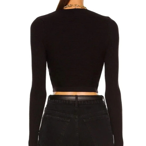 NEW JONATHAN SIMKHAI STANDARD Rib Knit Bustier Top - Picture 7 of 14